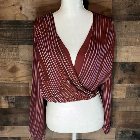 Aster the label crop top blouse size medium - Picture 1 of 6